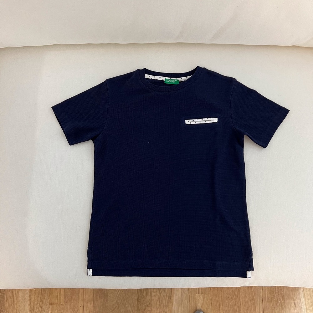 Boys Benetton Short Sleeve Shirt